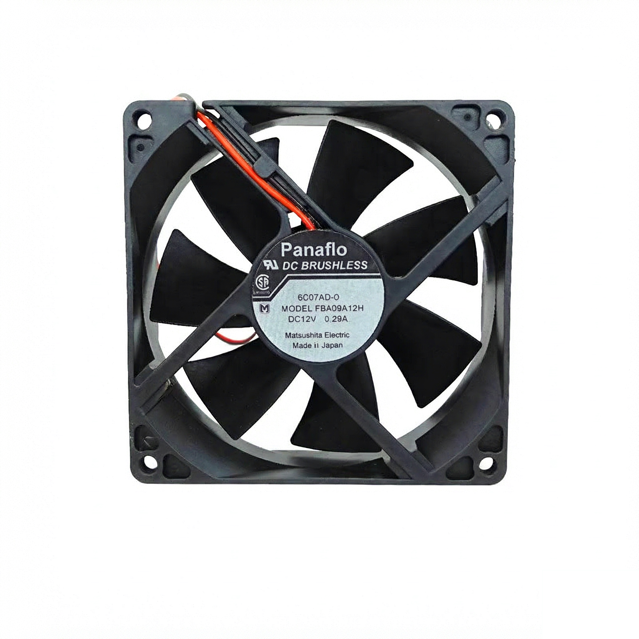 全新Panaflo FBA09A12H DC12V 029A 9.2cm 机箱/电源/干衣机风扇