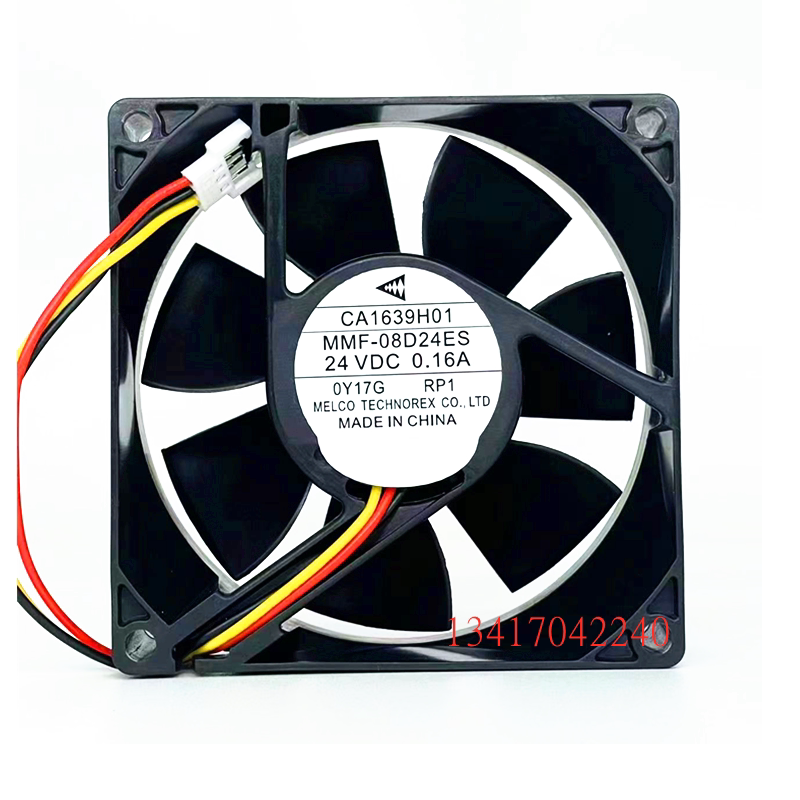 全新 三菱MMF-08D24ES CA1639H01 24V 0.16A RP1 8025 变频器风扇