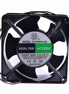 全新焊机散热风扇 G12038HA2SL/2BL 12038 220V 12cm厘米交流风机