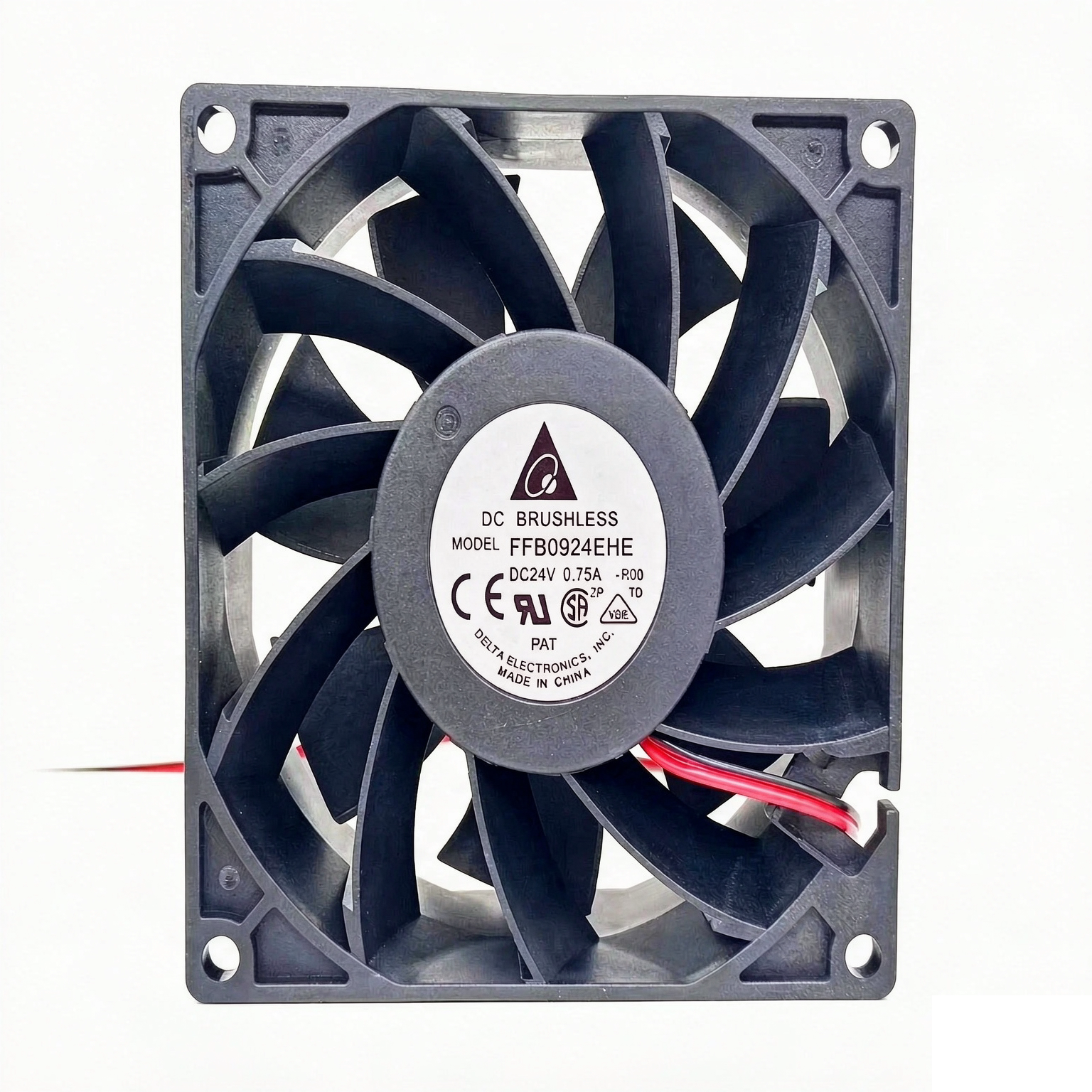 台达 9.2厘米cm FFB0924EHE 24V 0.75A 变频器散热风扇92*92*38MM