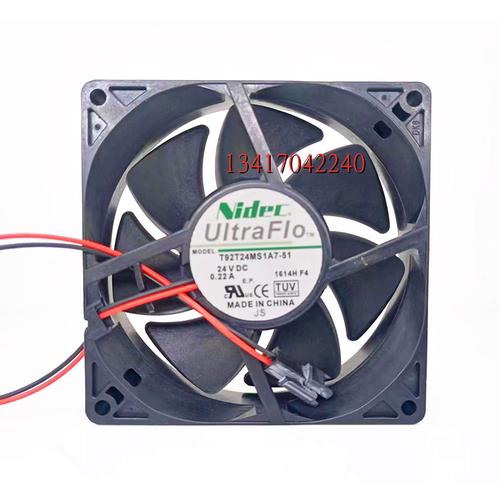 全新NIDEC T92T24MS1A7-51 1614H 24V 0.22A 9225 9.2CM 散热风扇