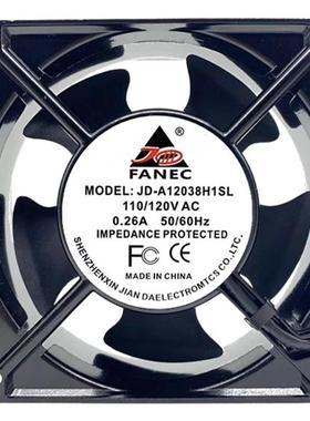 FANEC JD-A/8025/9225/12025/12038/15050/17251/H2/H3/SL/BL风机