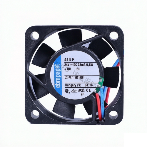全新ebmpapst 414F 24V 33mA 0.8W 4cm厘米 4010 变频器 散热风扇
