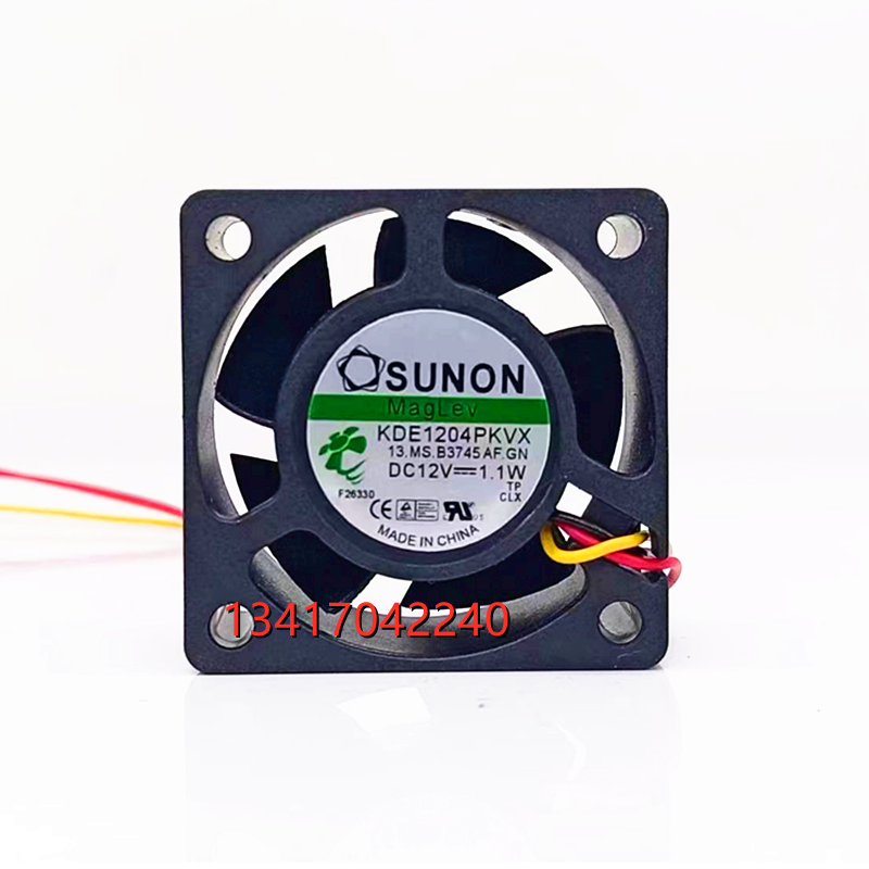 SUNON建准 KDE1204PKVX 12V 1.1W 4CM 4020 PWM温控调速 散热风扇