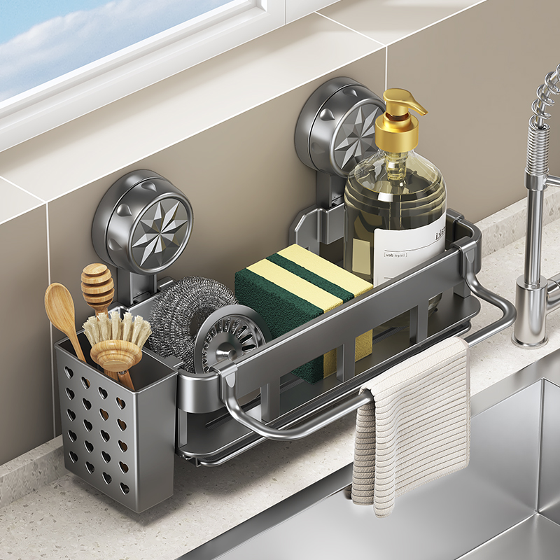 厨房水槽置物架多功能沥水架