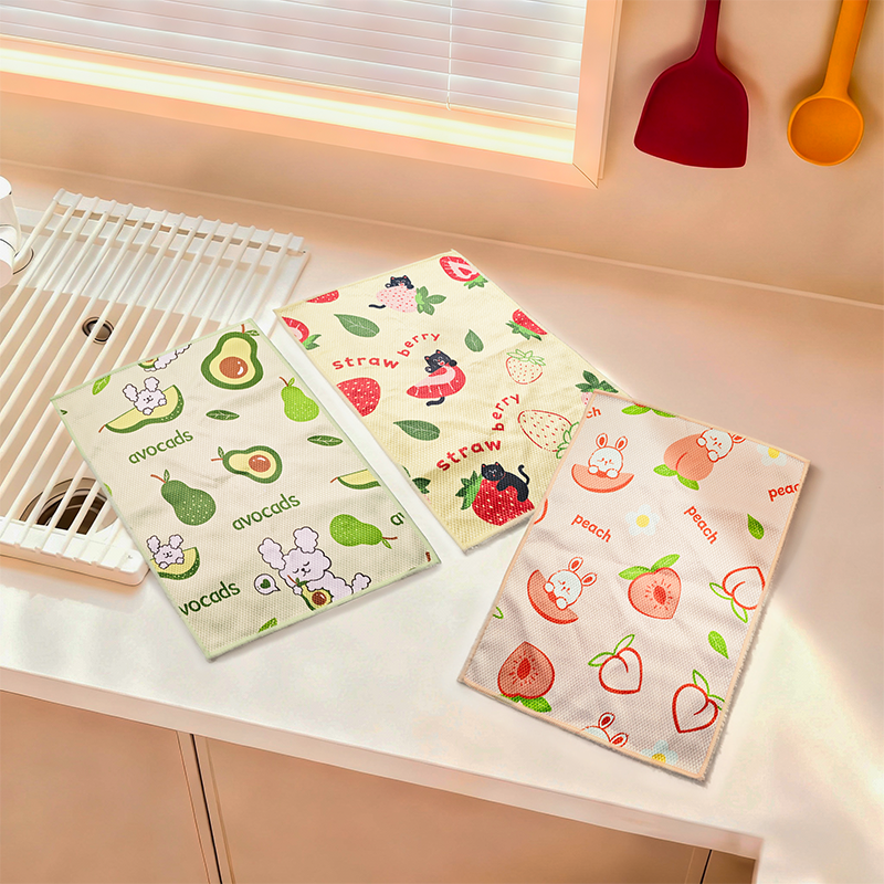 【映调】厨房洗碗布鱼鳞抹布