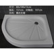 新品 加厚亚克力淋浴房底盆底座地盆低盆浴室挡水隔水扇形扇形80X8