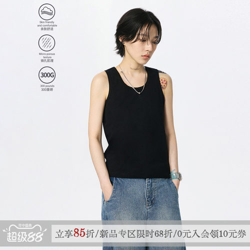 无袖背心t恤女2025新款坎肩夏季