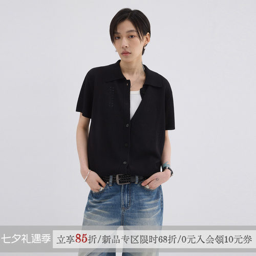 莱赛尔亚麻混纺短袖Polo衫