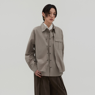 sameuoo散养文化「松棉」假两件长袖 00限时68折 衬衫