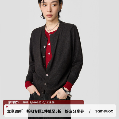 假两件内搭针织衫秋冬季纯色