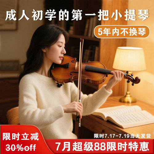 成人初学款手工小提琴