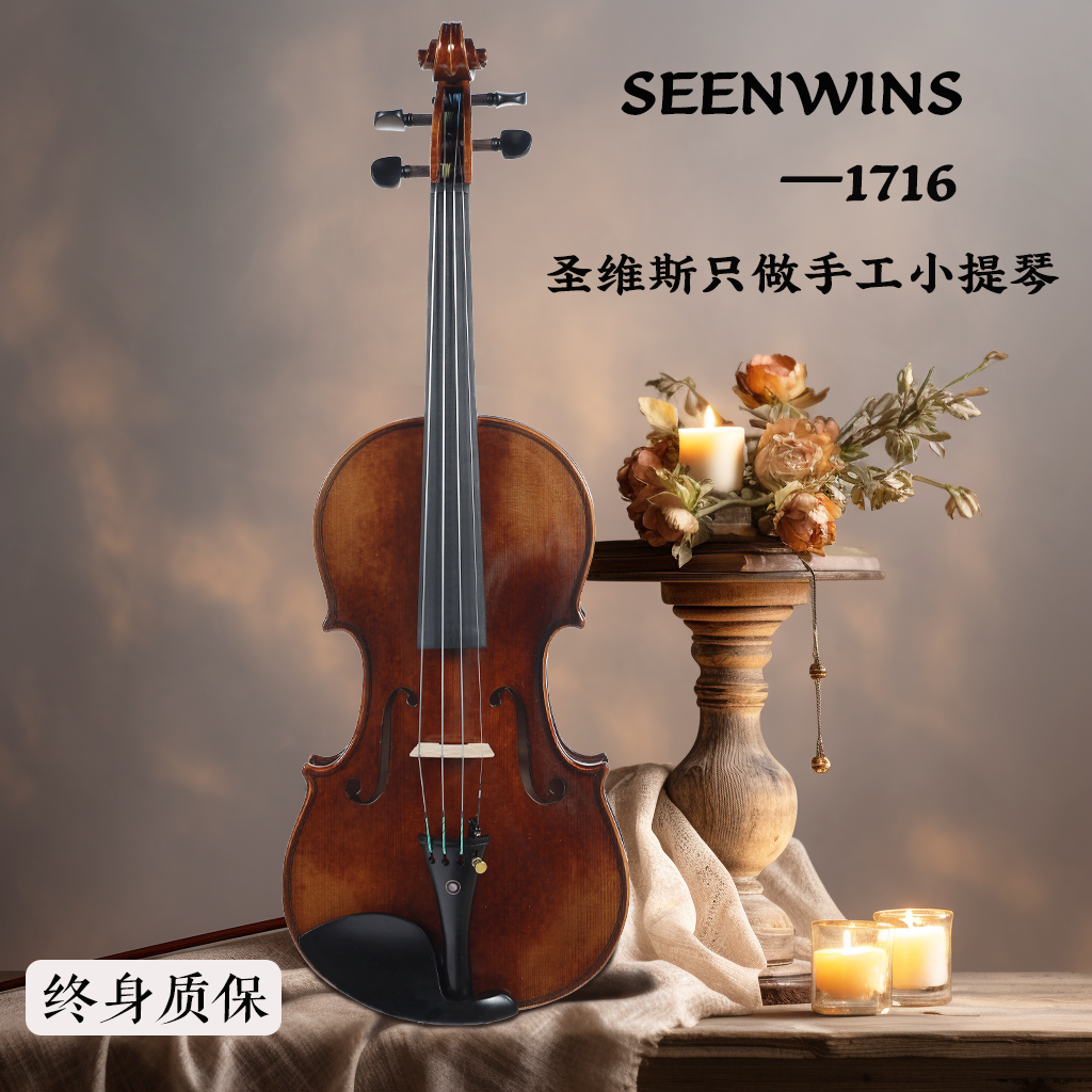 SEENWINS圣维斯SW006纯手工小提琴儿童考级成人演奏意大利工艺 乐器/吉他/钢琴/配件 小提琴 原图主图