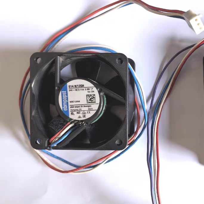 安捷伦液相进样器风扇614N/12GH 24V 2.6W 0.11A 德国ebm散热风扇