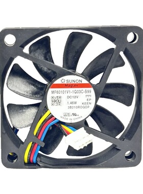正品SUNON建准MF60101V1-1Q03C-S99 6010 12V 1.46W静音散热风扇