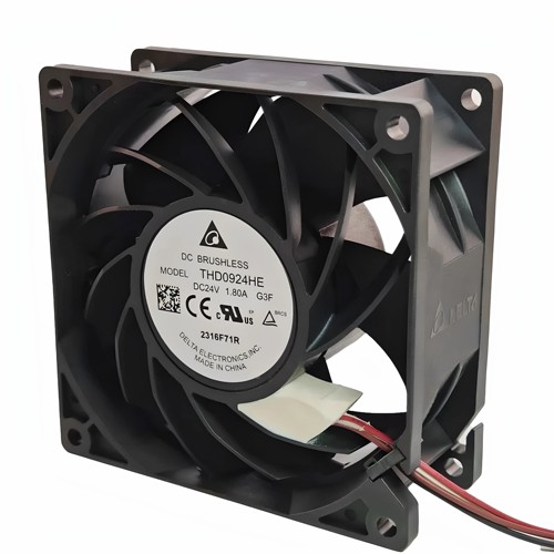 台达 THD0924HE 24V 1.8A ABB ACS880变频器IP68防水散热风扇9238