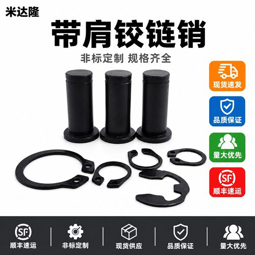 带肩铰链销轴挡圈型HCCG3卡簧销