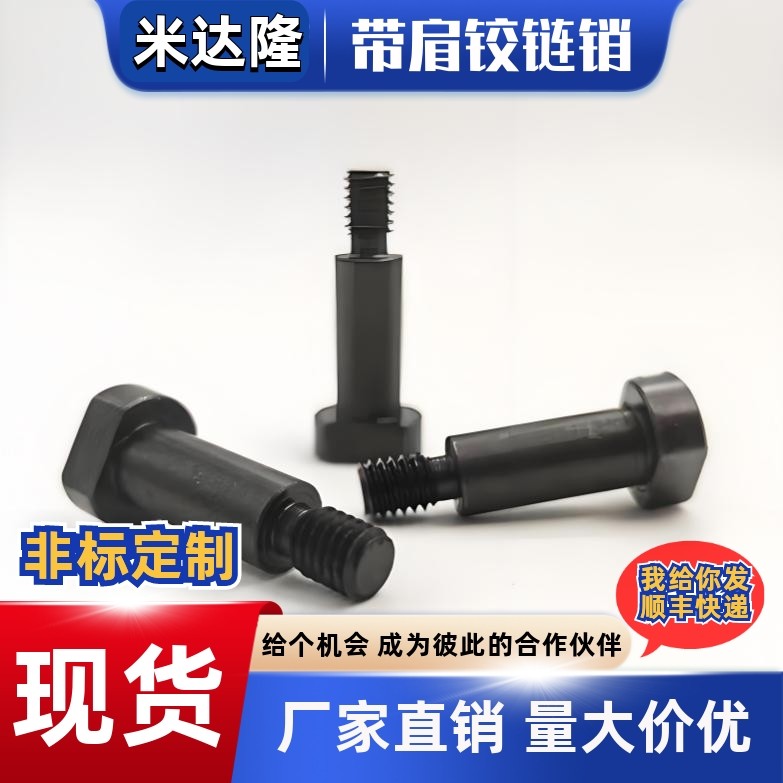带肩铰链销轴销轴螺丝MIE11CLBDG