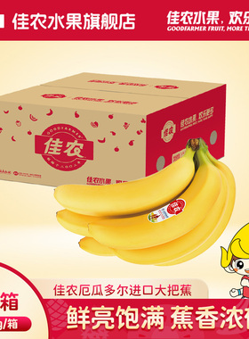 佳农厄瓜多尔进口香蕉软糯香甜新鲜香蕉 坏果包赔3斤装