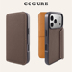 15Promax手机壳真皮新款 全包防摔翻盖14 COGURE珂古利适用iphone17 12Pro插卡高级感商务奢华保护套Air