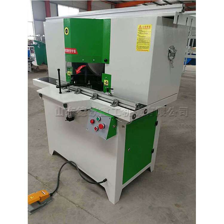 切割木板铝材相框双头锯切角机 家具门窗框吊顶切割机 塑料割角机