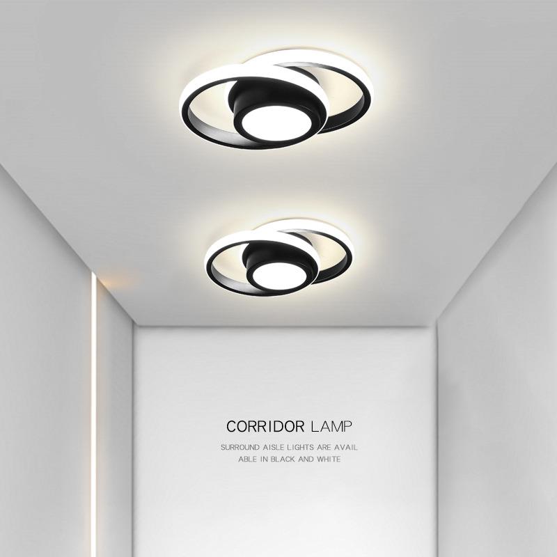过道灯走廊灯简约现代led玄关吸顶灯创意个性阳台灯走道通道灯具