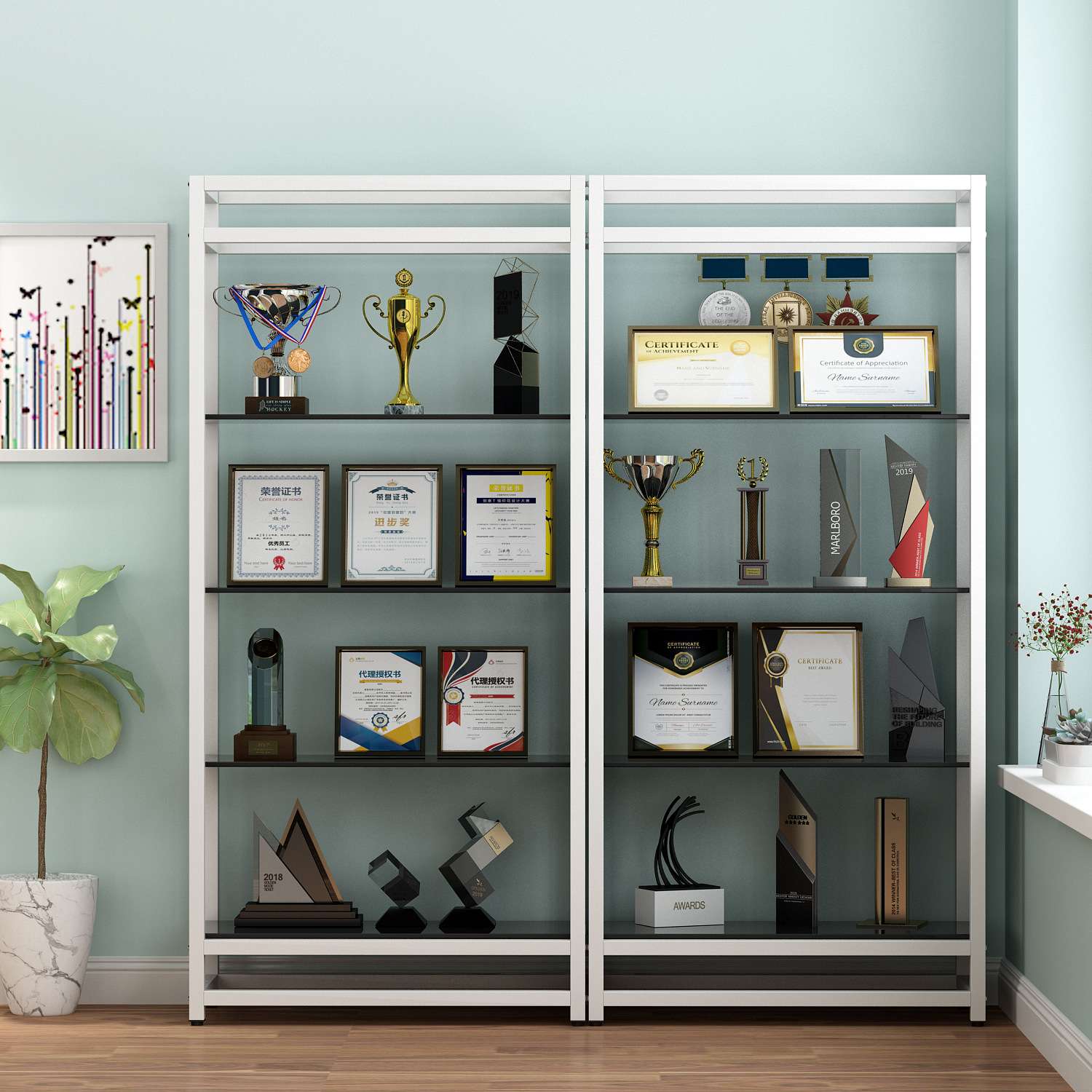 新款简易展示架店铺货架商品样品展示柜货架陈列收藏架饰品置物架