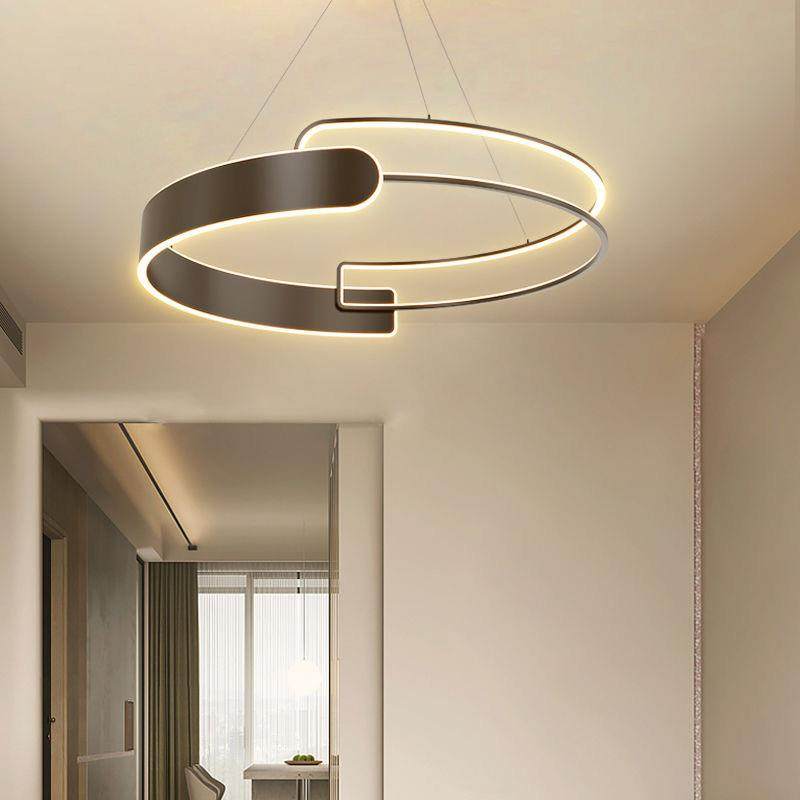 客厅吊灯2025新款高亮家用饭厅灯简约现代大气大灯创意餐厅客厅灯