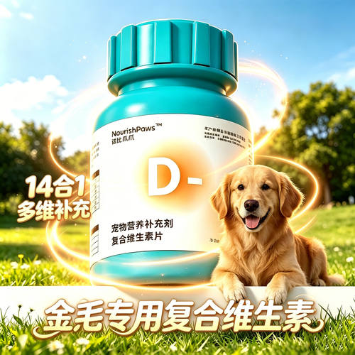 金毛专用狗狗复合维生素b族片b1b12营养宠物小狗吃的多种维生素