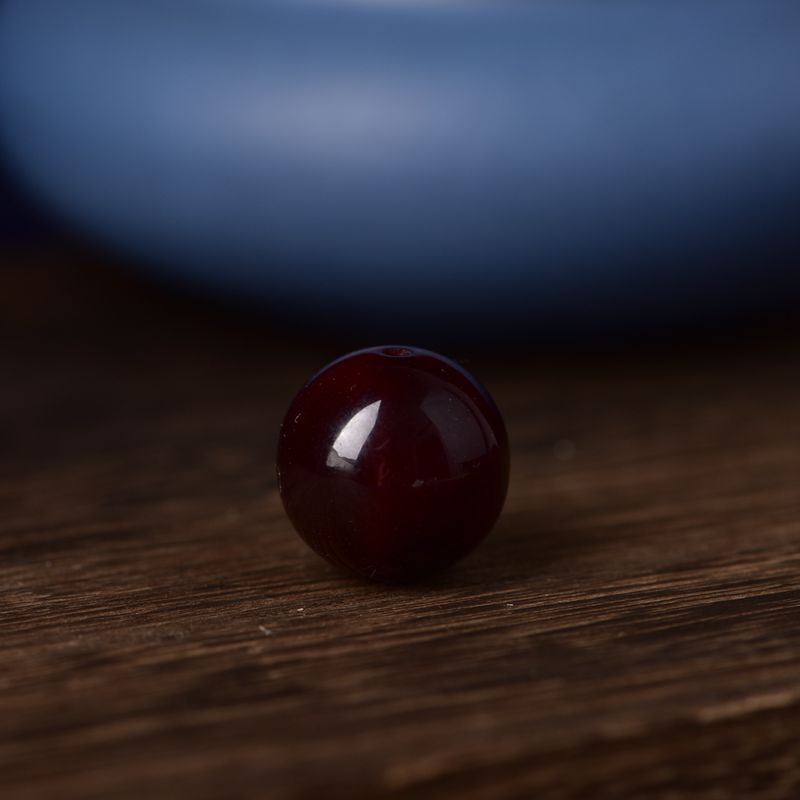 正品保真天然野山龟甲血山龟圆珠手串山龟壳手串招财转运高端文玩