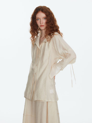 SUREENOUGH原创设计春夏季新中式新款百搭纯色长袖防晒衬衫上衣女