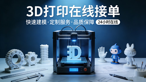 接FDM打印服务定制，PLA PEGT ABS ASA PC PA6-cf 等高精度打印