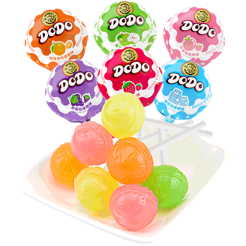 棒棒糖水果硬糖徐福记