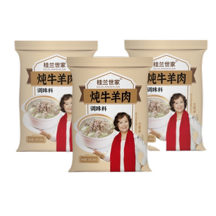 桂兰世家炖牛羊肉调料包家用汤料包清炖牛肉汤专用炖料25g/袋商用