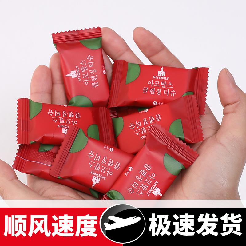 户外一次性加厚压缩毛巾糖果包装无纺布小方巾旅行洗脸巾