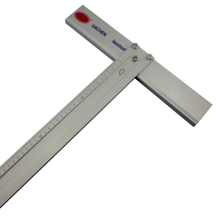 刀口角尺 铝合金丁字尺t型尺划玻璃直角尺制图绘画尺切割玻璃工具