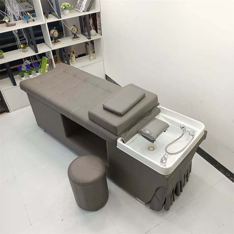 包邮洗头床发廊理发店专用全躺床泰式恒温热水器水循环按摩采耳床