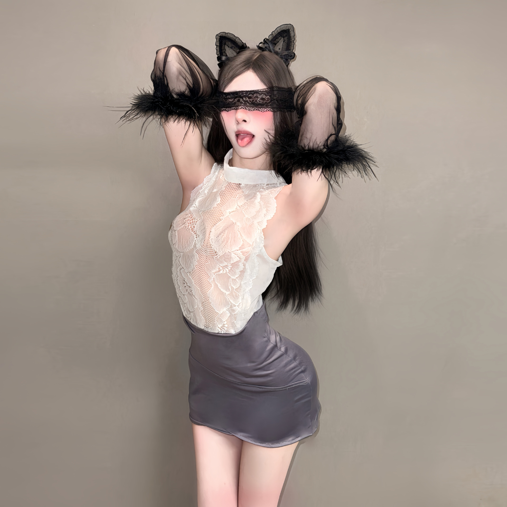 情感约会趣味女士制服套装性感2025内衣勾魂情绪暴击禁欲系睡衣服