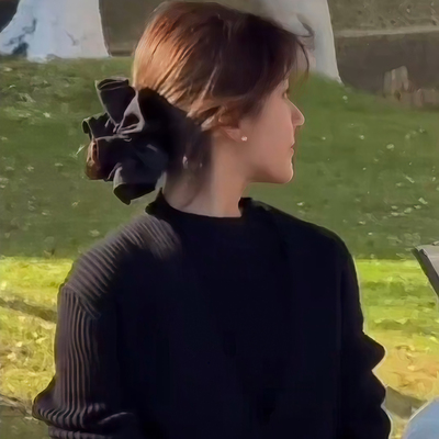 许我耀眼许妍赵露思同款大肠发圈