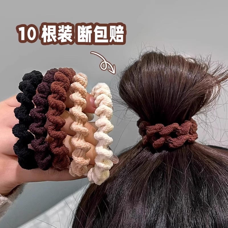 夏季无痕扎发加粗高弹力耐用头绳