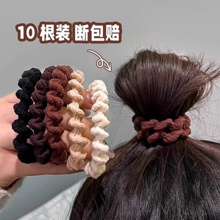 夏季无痕扎头发加粗高弹力耐用橡皮筋头绳2025新款丸子马尾发圈女