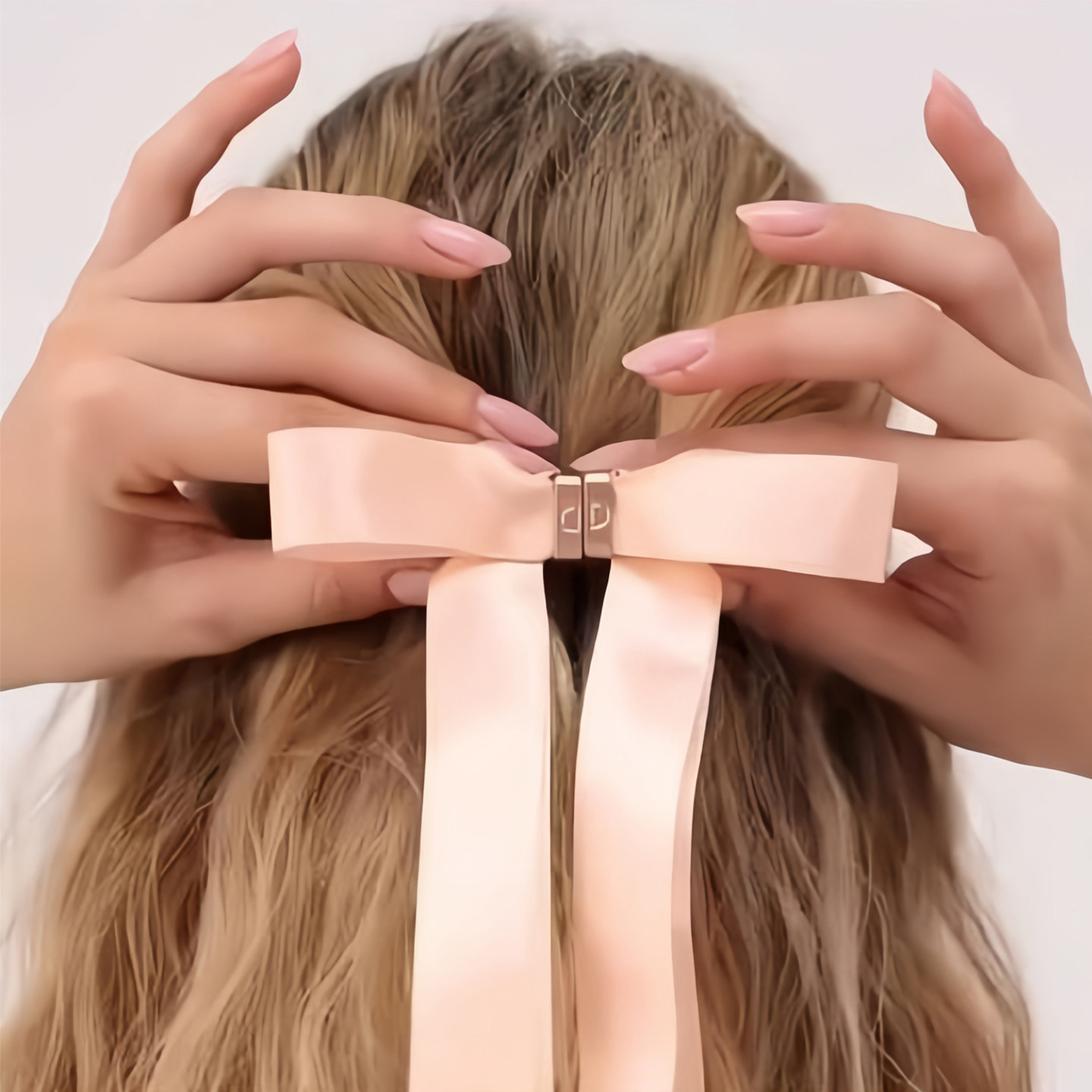 磁吸可拆分蝴蝶结发夹头饰女2026新款后脑勺头发半扎发抓夹子发卡