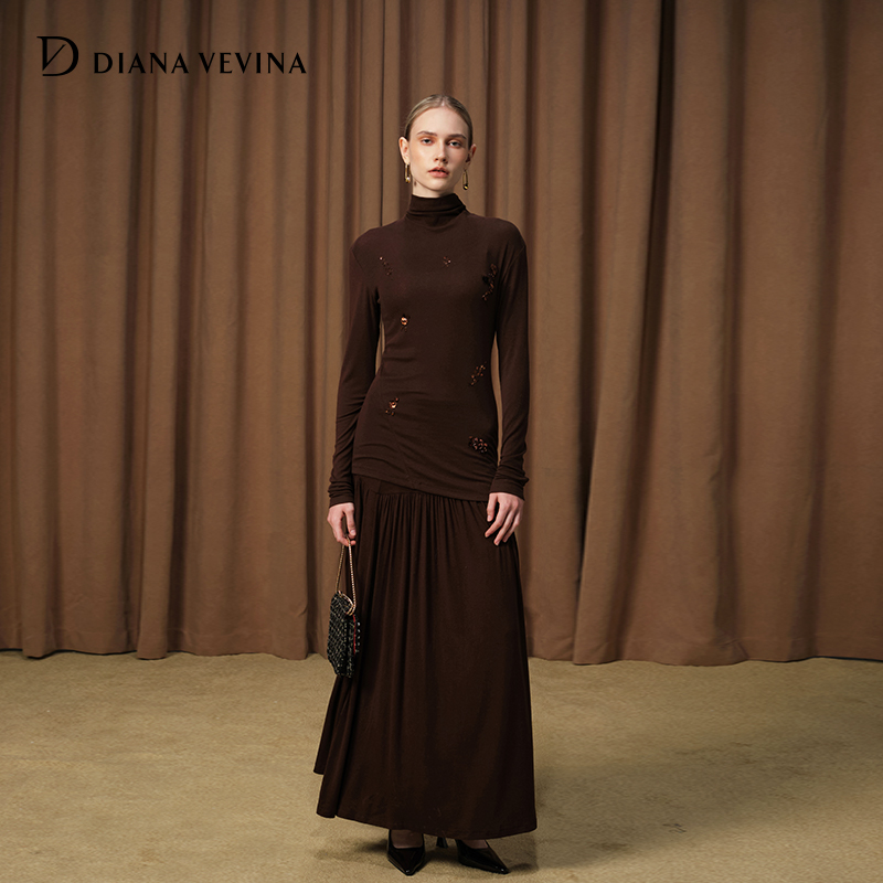 亮片花朵打底衫