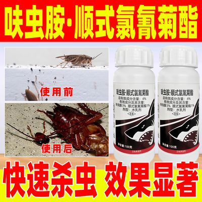 4%呋虫胺.顺式氯氰菊酯蟑螂专用杀虫剂室内蜚蠊除虫专用药崔灭士
