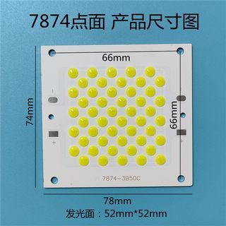 led投光灯灯芯50W100瓦户外超亮泛光灯射灯片灯板防水电源驱动器