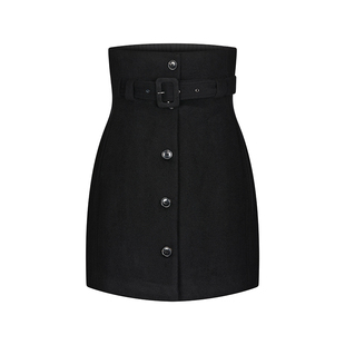 裙长57 顺毛高腰半裙B43084 安琪儿专享