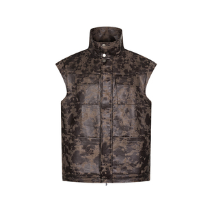 衣长68 微朋克夹棉马甲E412019 安琪儿专享