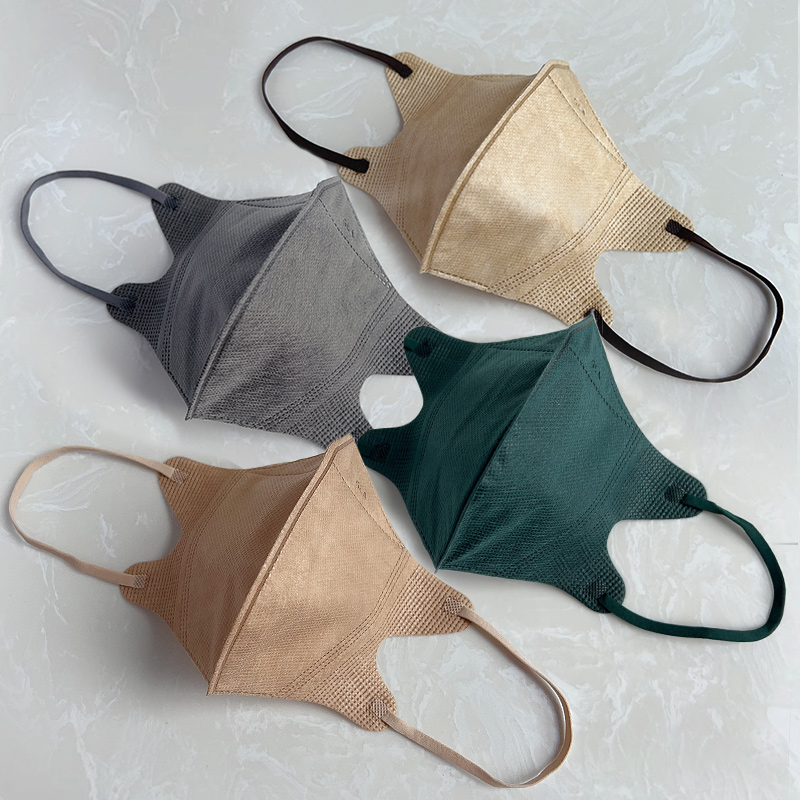 莫兰迪色系立体3D一次性口罩