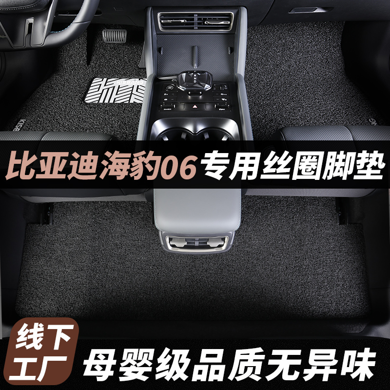 比亚迪海豹06DMI专用丝圈脚垫