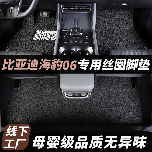 比亚迪海豹06DMI专用丝圈脚垫